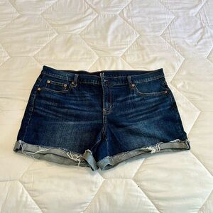 GAP Women's Dark Blue Jean Shorts